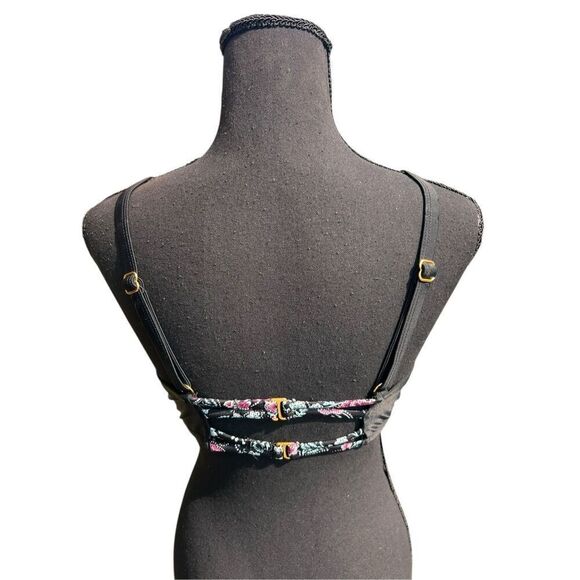 Island soul curve womans plus size 2xl floral bikini top beach fun vacation - Picture 5 of 6